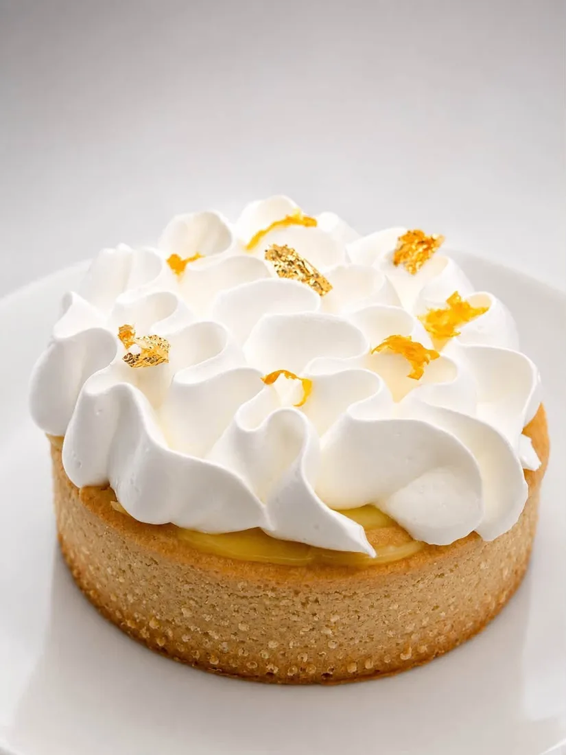 Primera prueba de tartaleta de limón con merengue en ondas